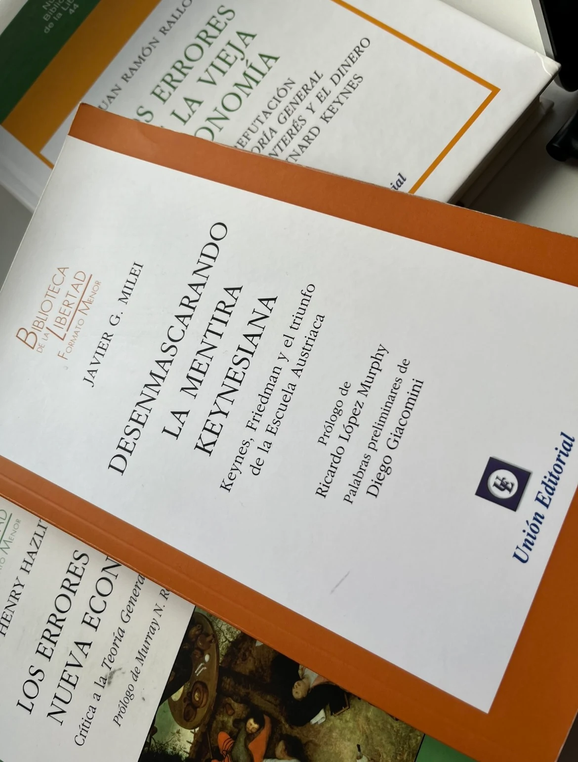 Selección de libros sobre economía y la Escuela Austriaca